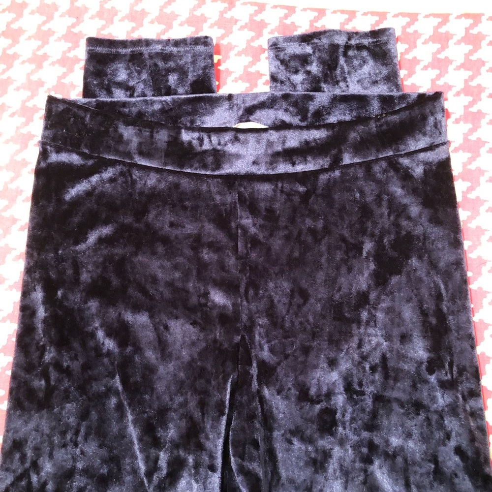 H & M Crushed Velvet Leggings